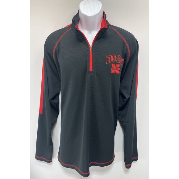 Rivalry Threads '91 Nebraska Cornhuskers Quarter-Zip Pullover Sweater XL EUC - Picture 1 of 7